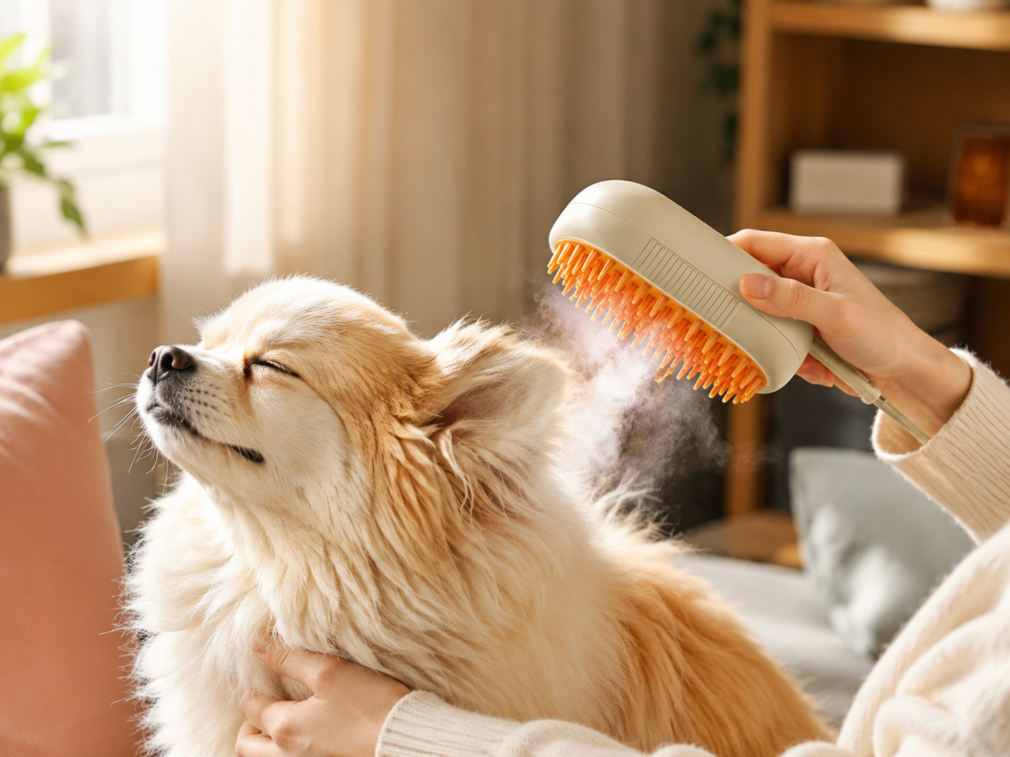 SteamPaw™ Steam Grooming Brush